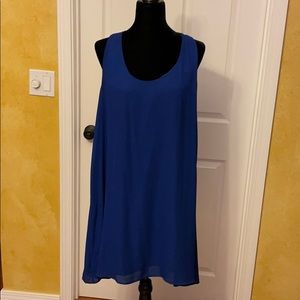Free Press Tunic dress. Colbalt blue
